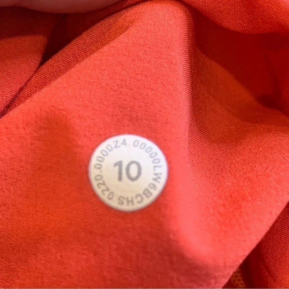 Lululemon Your True Trouser High Rise Crop Carnation Red Size 10